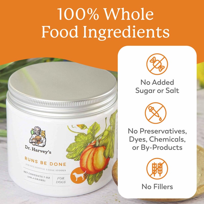 Dr. Harvey's Runs Be Done Anti-Diarrheal Digestive Tract Supplement for Dogs (7 Ounces) - Image 2