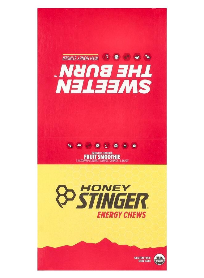 Honey Stinger Energy Chews Fruit Smoothie  12 Packets 1.8 oz (50 g) Each