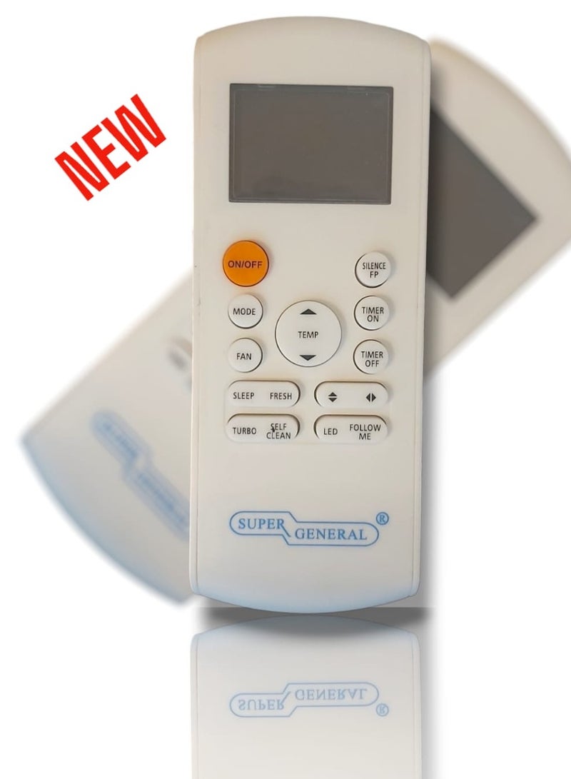 Air Conditioner Remote for SUPER GENERAL, LG White