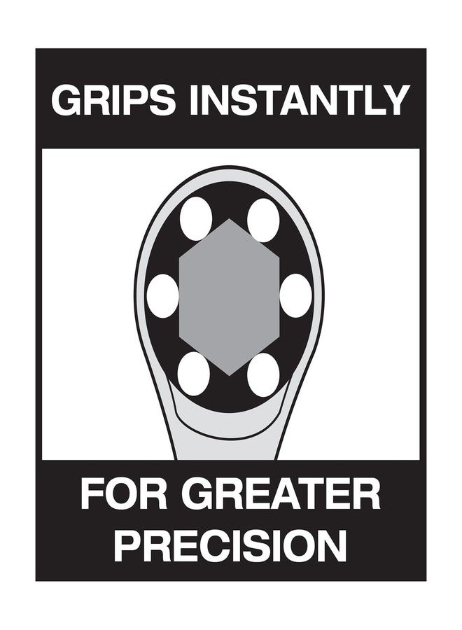 Zero Degree 38141 Ultra-Precise 7-Piece Gearless Ratchet Wrench Set - Nickel Plated High-Carbon Steel with ASME Certified Torque - Durable & Rust-Resistant - Perfect for Tight Spaces, Metric - Image 5