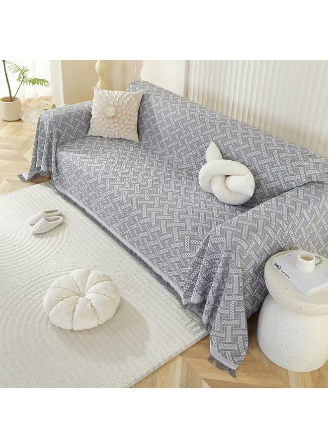 FASHION HOME Couch Cover Sheet Blanket Furniture Decoration Sofa Slipcovers Sectional Protector - Image 5