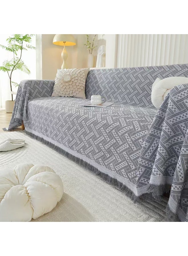 FASHION HOME Couch Cover Sheet Blanket Furniture Decoration Sofa Slipcovers Sectional Protector - Image 4