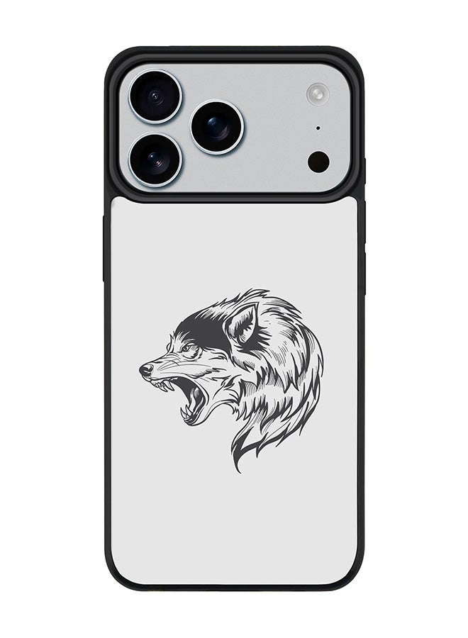 Stylizedd iPhone 17 Pro Max Case, [Compatible with MagSafe] Slim Magnetic cover Phone Case iPhone 17 Pro Max -Bear Growl - Image 1