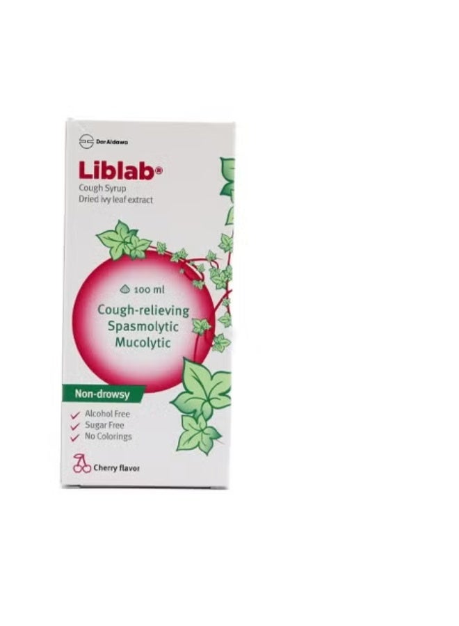 ليب لاب، شراب، يخفف السعال - 100 مل