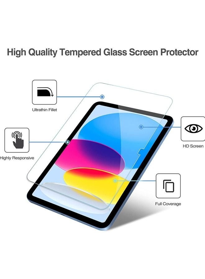 2 Pcs iPad Screen Protector Tempered Glass for iPad 11th Gen 11" (2025 A3354/A3355/A3356) & iPad 10th Gen 10.9" (2022 A2696/A2757/A2777), Full Coverage Anti-Scratch Film - Image 4