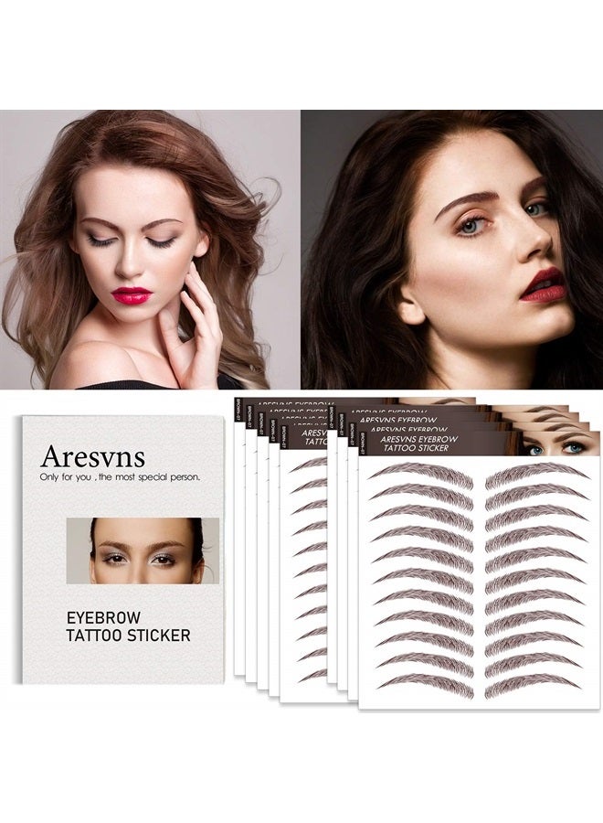 Aresvns Eyebrow Tattoo 99 Pairs! Reddish brown waterproof eyebrow tattoo sticker Christmas Gift - Image 3
