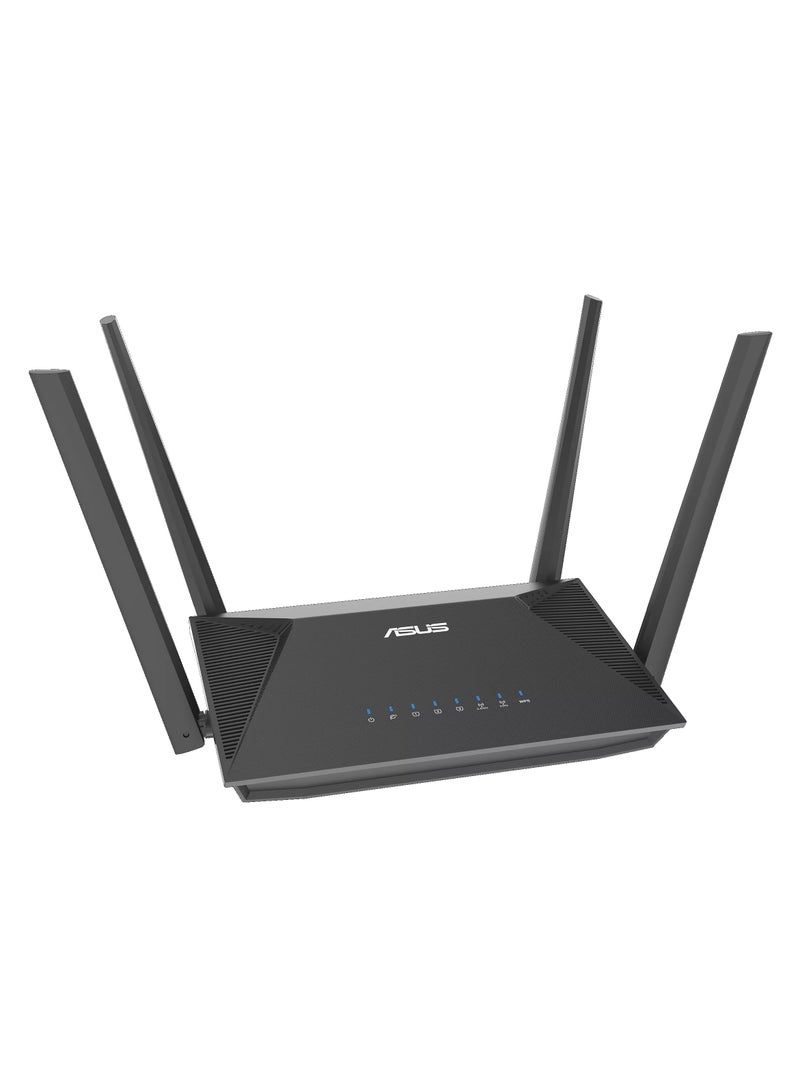 ASUS RT-AX52 (AX1800) Dual Band WiFi 6 Extendable Router, Instant Guard, Parental Control Scheduling, Built-in VPN, AiMesh Compatible Black - Image 3
