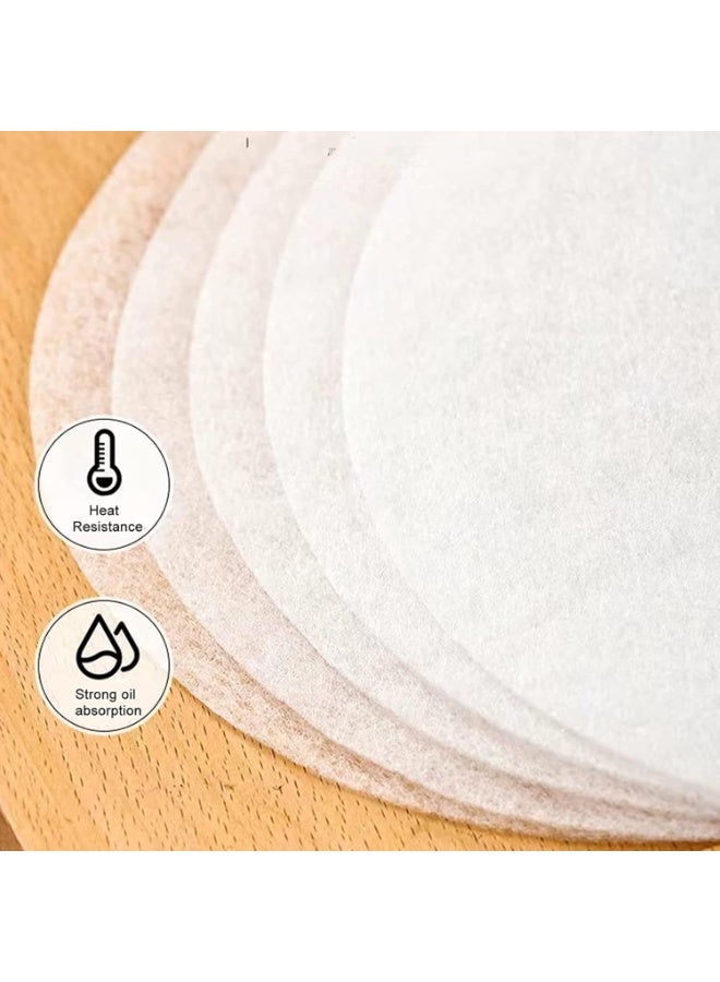 Oil Absorbent Paper for Food Cooking Fat Absorbing Sheets 28cm Diameter 10 Count Cuttable Design for Kitchen Meal Prep and Daily Household Cleaning - Image 4