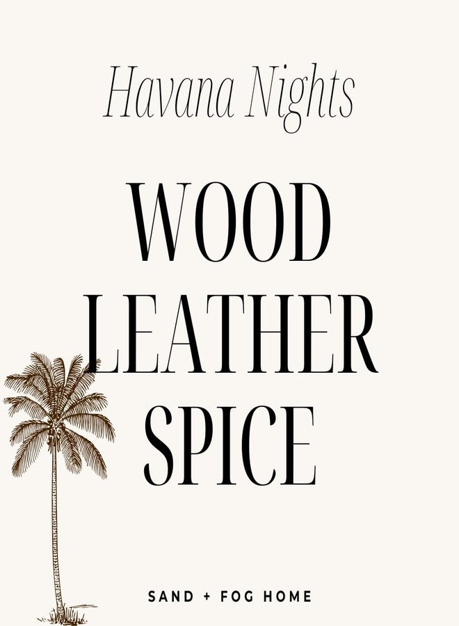 Sand + Fog Scented Candle - Havana Nights – Additional Scents and Sizes – 100% Cotton Lead-Free Wick - Luxury Air Freshening Jar Candles - Perfect Home Decor – 12oz - Image 5