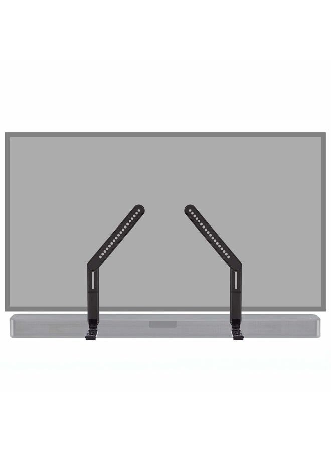 ECHOGEAR Sound Bar Mounting Brackets For TVs - Adjust Height & Depth for Maximum Compatibility Between Your TV & Soundbar - Works With With LG, Vizio, Bose, Dolby Atmos Speakers & More - Image 1