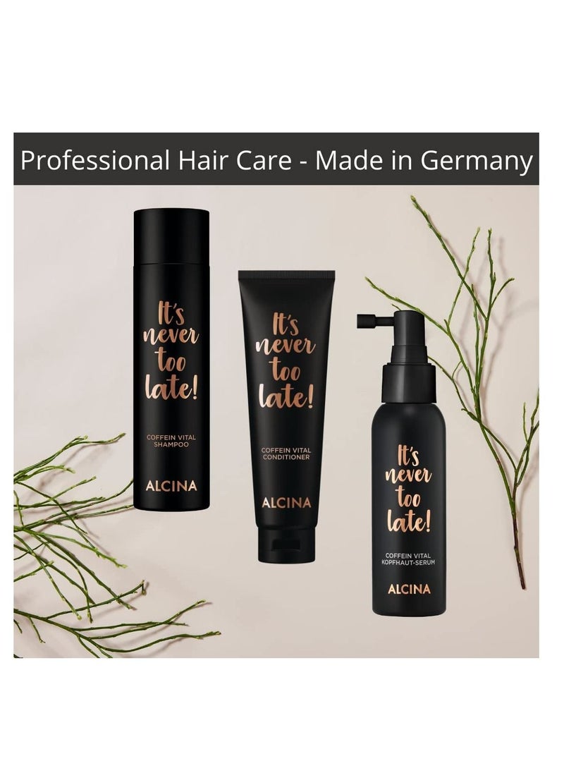 ALCINA - It’s Never Too Late Caffeine Vital Conditioner 150ml for More Shine and Vitality Made in Germany - Image 1