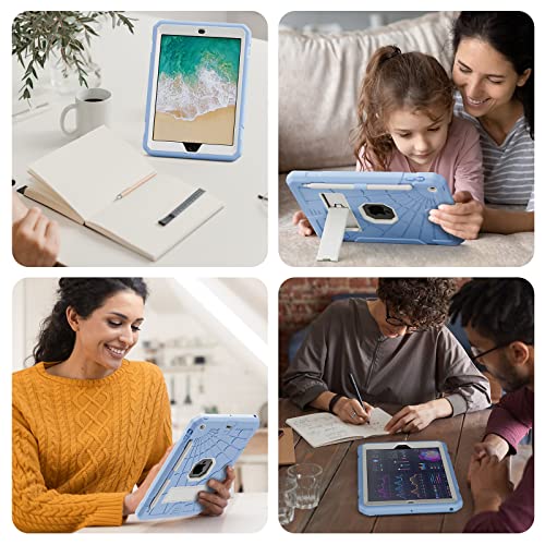 SIBEITU iPad 9.7 inch Case for Kids | iPad 6th Generation Cases with Stand | iPad 5th Generation Case W/Pencil Holder 2018/2017 | Slim Shockproof Protective Case for iPad 9.7 inch 5th/6th Gen - Image 5