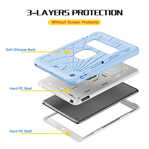 SIBEITU iPad 9.7 inch Case for Kids | iPad 6th Generation Cases with Stand | iPad 5th Generation Case W/Pencil Holder 2018/2017 | Slim Shockproof Protective Case for iPad 9.7 inch 5th/6th Gen - Image 4