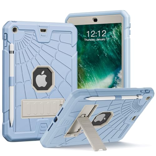 SIBEITU iPad 9.7 inch Case for Kids | iPad 6th Generation Cases with Stand | iPad 5th Generation Case W/Pencil Holder 2018/2017 | Slim Shockproof Protective Case for iPad 9.7 inch 5th/6th Gen - Image 1