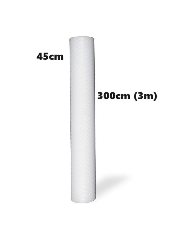 ElastPro EVA Food Grade Washable Anti Slip Mat/Sheet for Fridge, Shelf Liner, Table, Kitchen Drawer mat (Transparent Crossed Stripe, 3 Meter) - Image 2