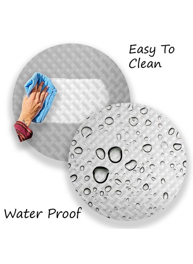 ElastPro EVA Food Grade Washable Anti Slip Mat/Sheet for Fridge, Shelf Liner, Table, Kitchen Drawer mat (Transparent Crossed Stripe, 3 Meter) - Image 5