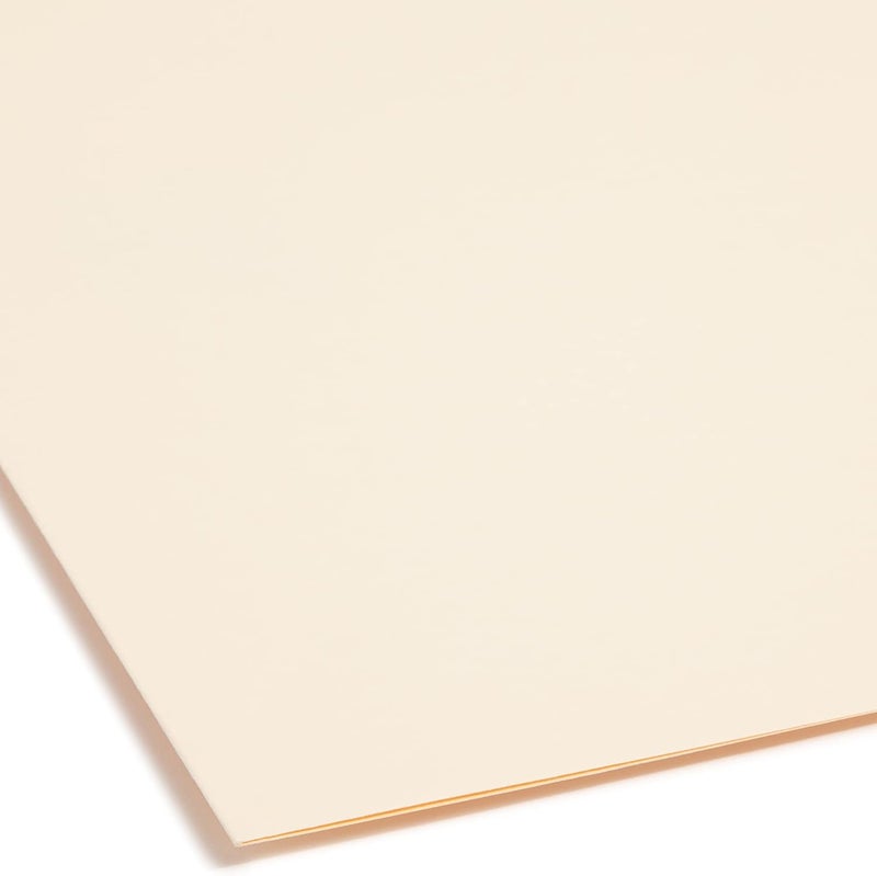 Smead Fastener File Folder with Reinforced Straight-Cut Tab, Letter Size, Manila - 50 Count - Image 4