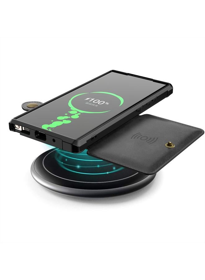 S-TOP Case For Samsung Galaxy Note20 Ultra Magnetic Wallet Card Bag Leather Phone Case - Image 3