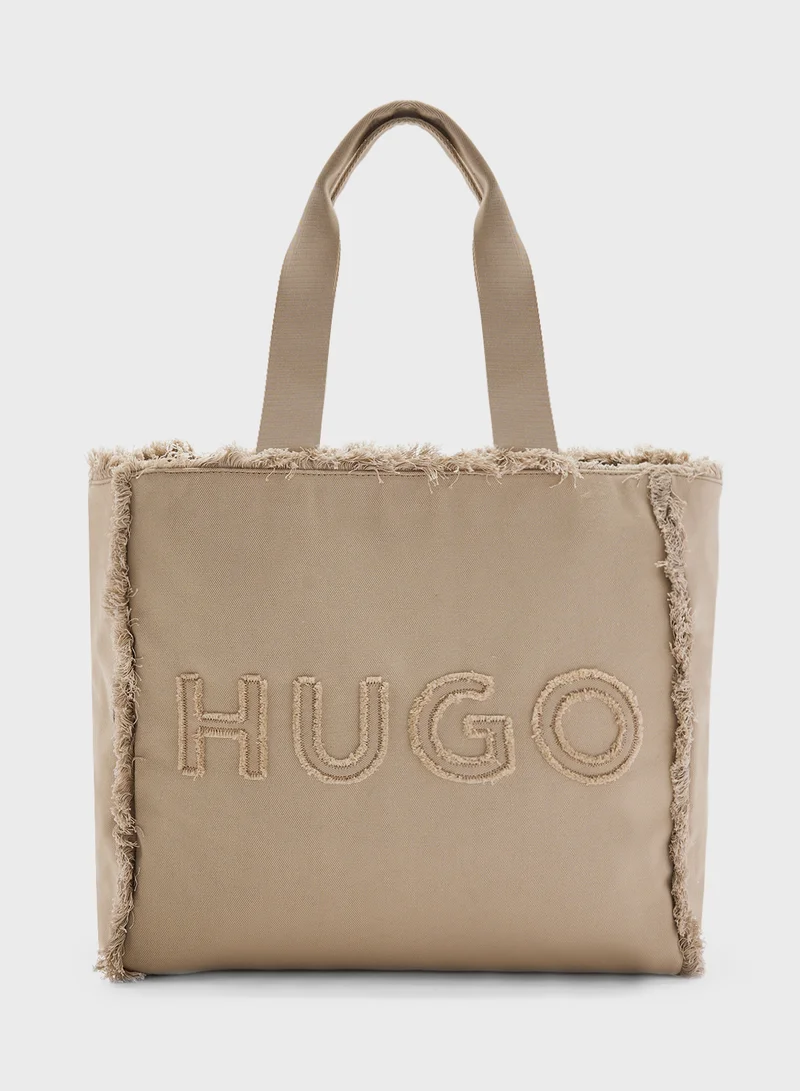 HUGO Becky Top Handle Tote Bag