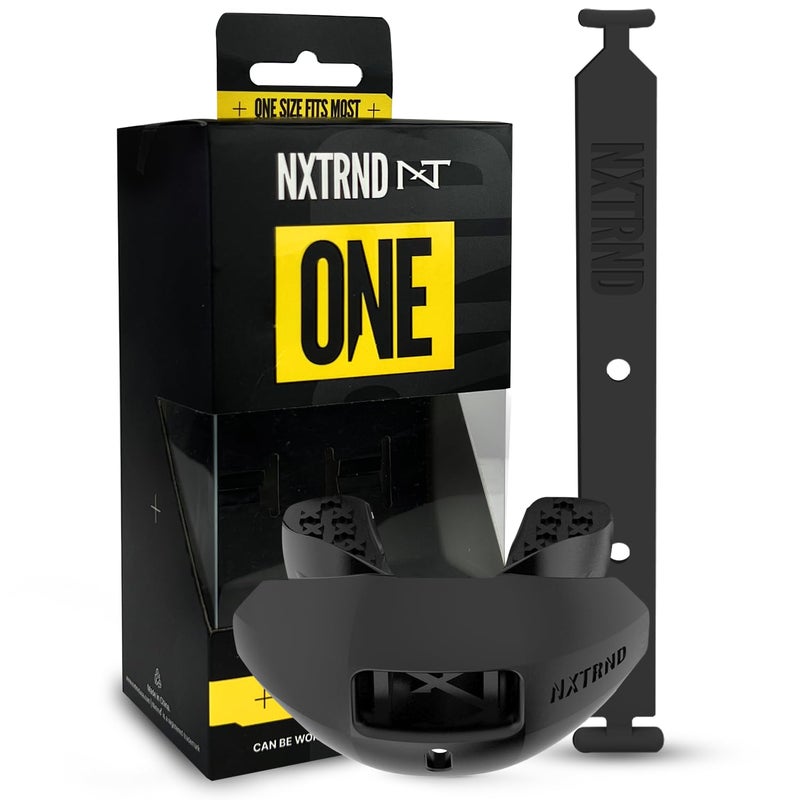 NXT NXTRND Nxtrnd One Football Mouth Guard Strap Included Fits Adult Youth Black