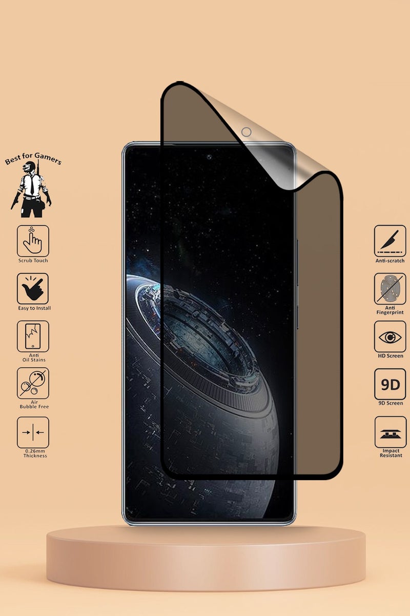 Techie Full Cover Explosion-Proof Matte Ceramic Privacy Film Screen Protector for infinix GT 20 pro 5G 2024 - Image 2