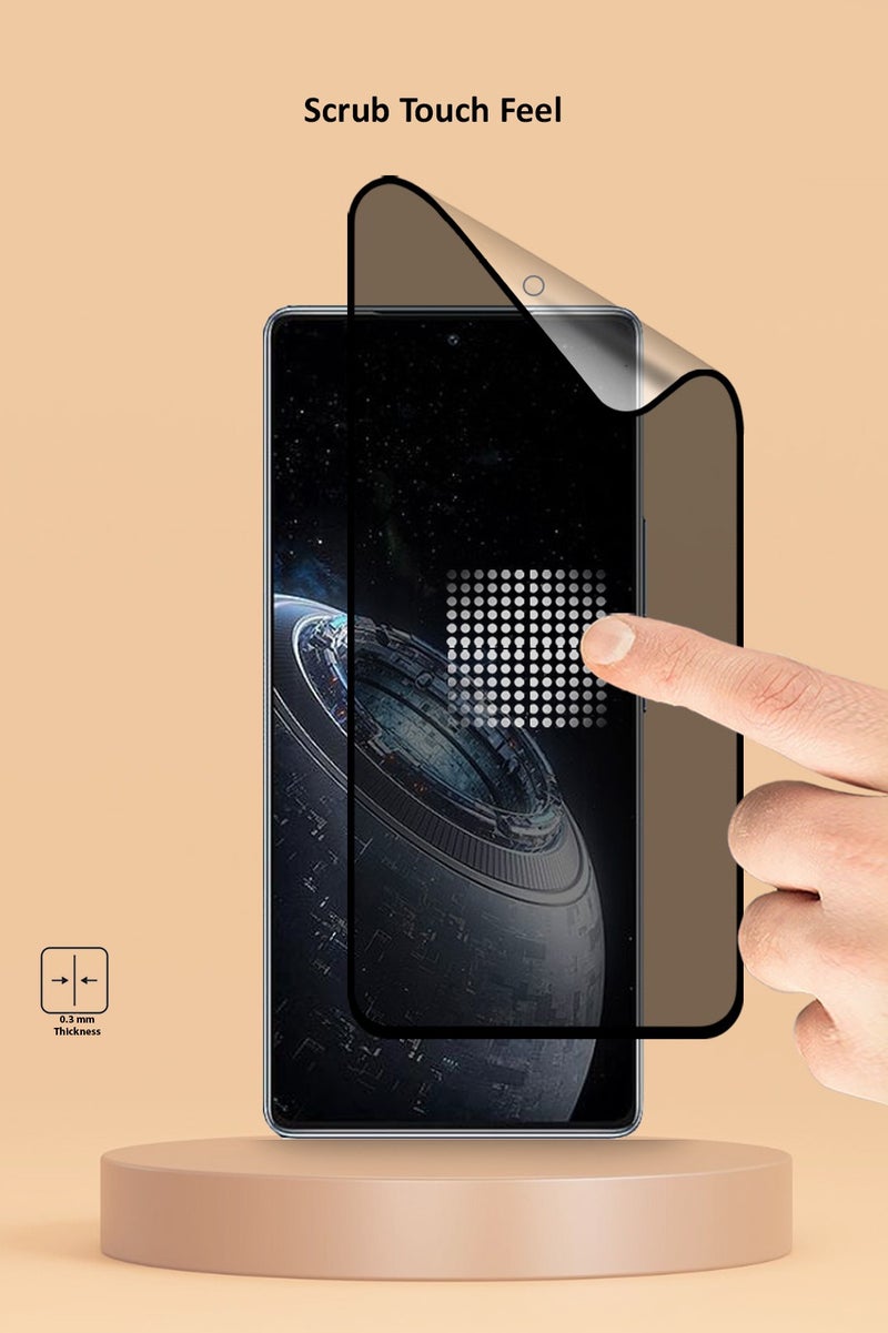 Techie Full Cover Explosion-Proof Matte Ceramic Privacy Film Screen Protector for infinix GT 20 pro 5G 2024 - Image 3