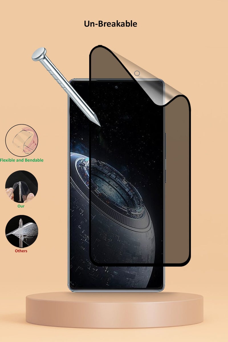 Techie Full Cover Explosion-Proof Matte Ceramic Privacy Film Screen Protector for infinix GT 20 pro 5G 2024 - Image 4