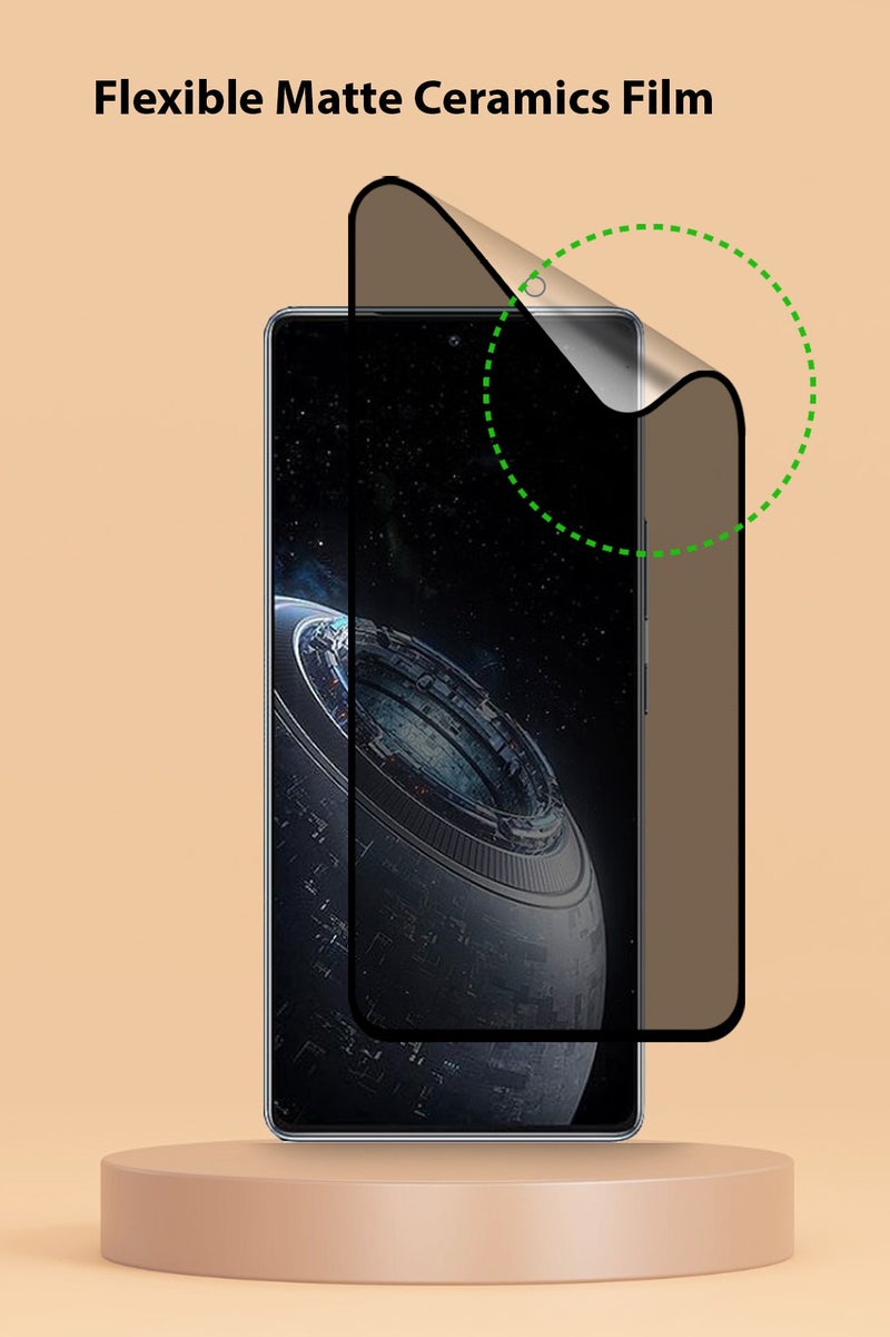 Techie Full Cover Explosion-Proof Matte Ceramic Privacy Film Screen Protector for infinix GT 20 pro 5G 2024 - Image 5