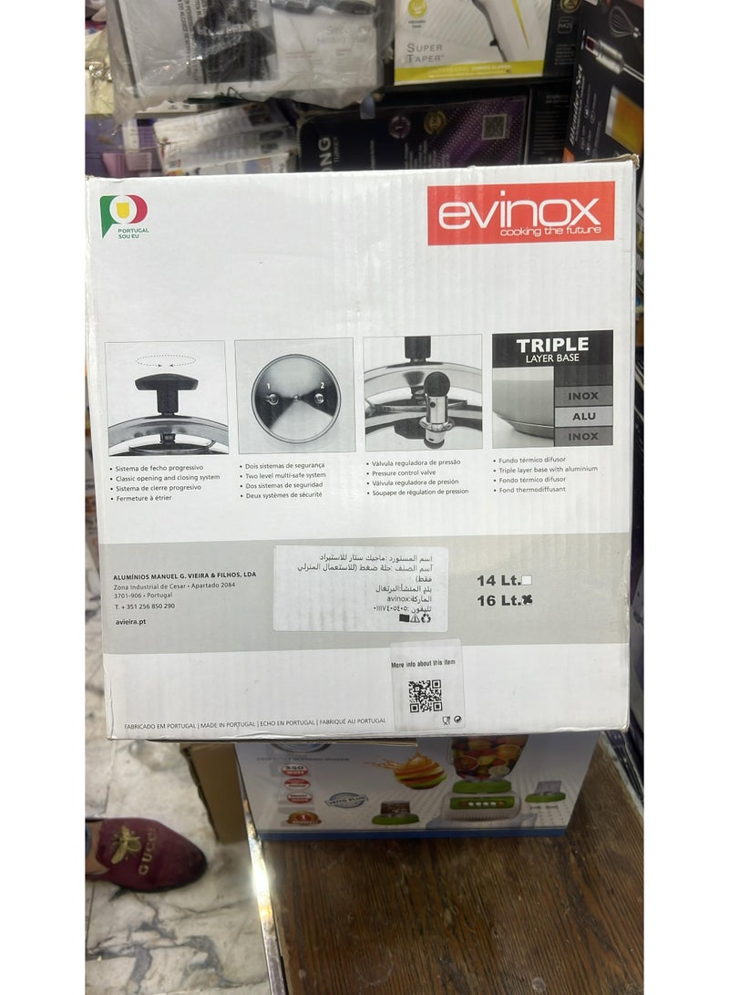 إيفينوكس حلة ضغط إيفينوكس كلاسيك – ستانلس ستيل – آمنة وسريعة – متعددة الاستخدامات - Image 3