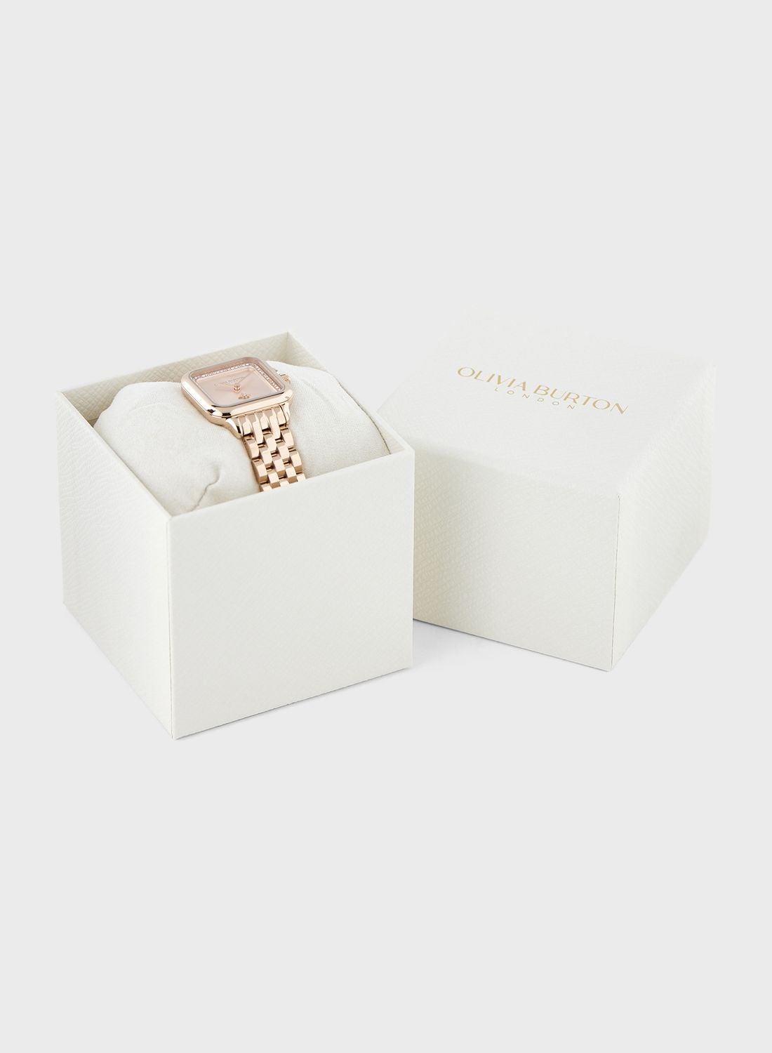 ساعة انالوج كلاسيكية بوجه مربع