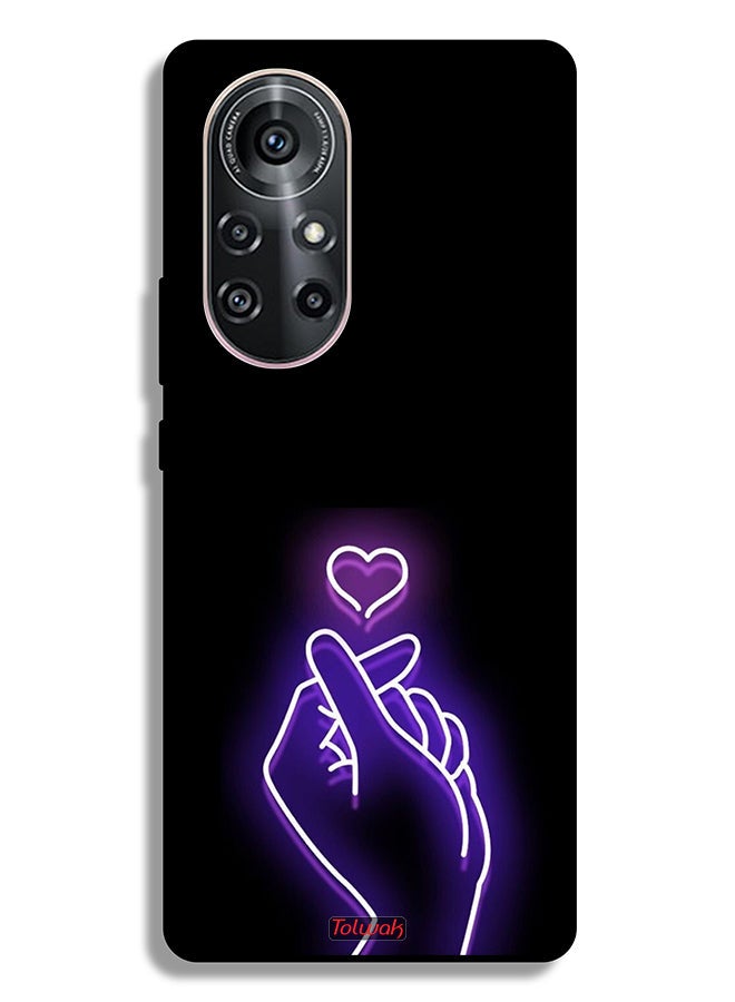 Tolwak Huawei nova 8 Pro 4G Protective Case Cover Snap Small Heart - Image 2