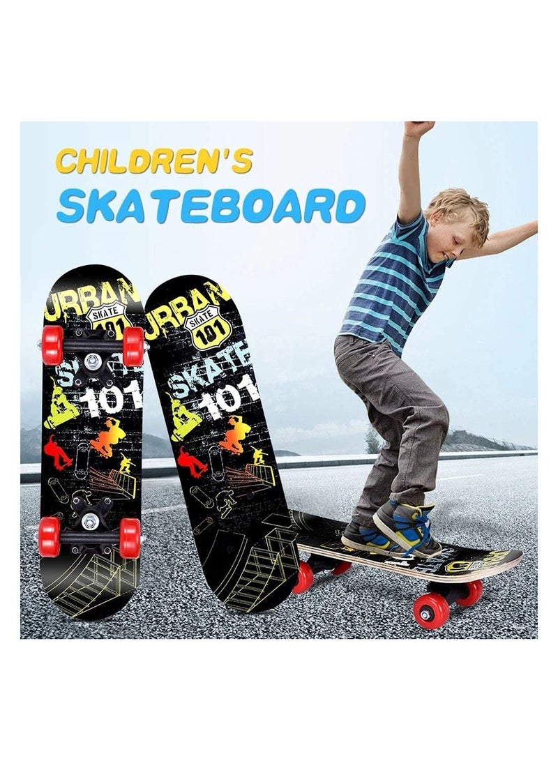 ULTIMAX Skateboard Multicolor Pattern for Kids- 13*8*43 - Image 3