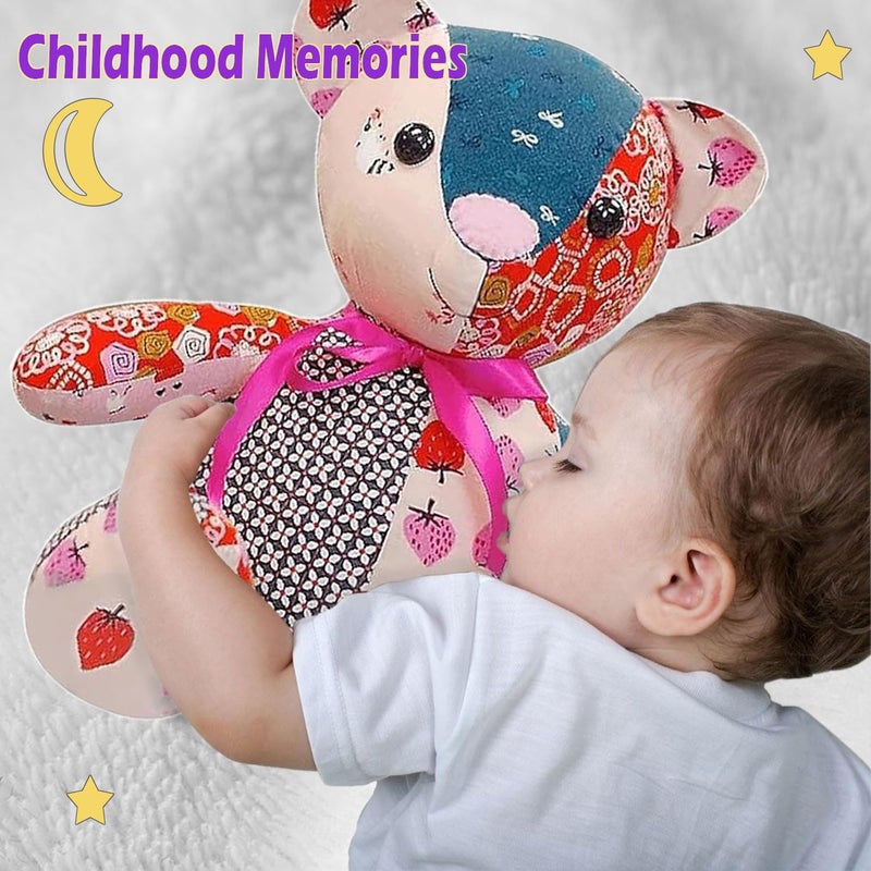 Fosdonge 15in/Sitting Height 9in Fosdonge Acrylic Memory Bear Template Ruler Set with Detailed Instructions, Sewing Patterns for Beginners, Teddy Bear Quilting templates (Sitting Height 9in) - Image 3