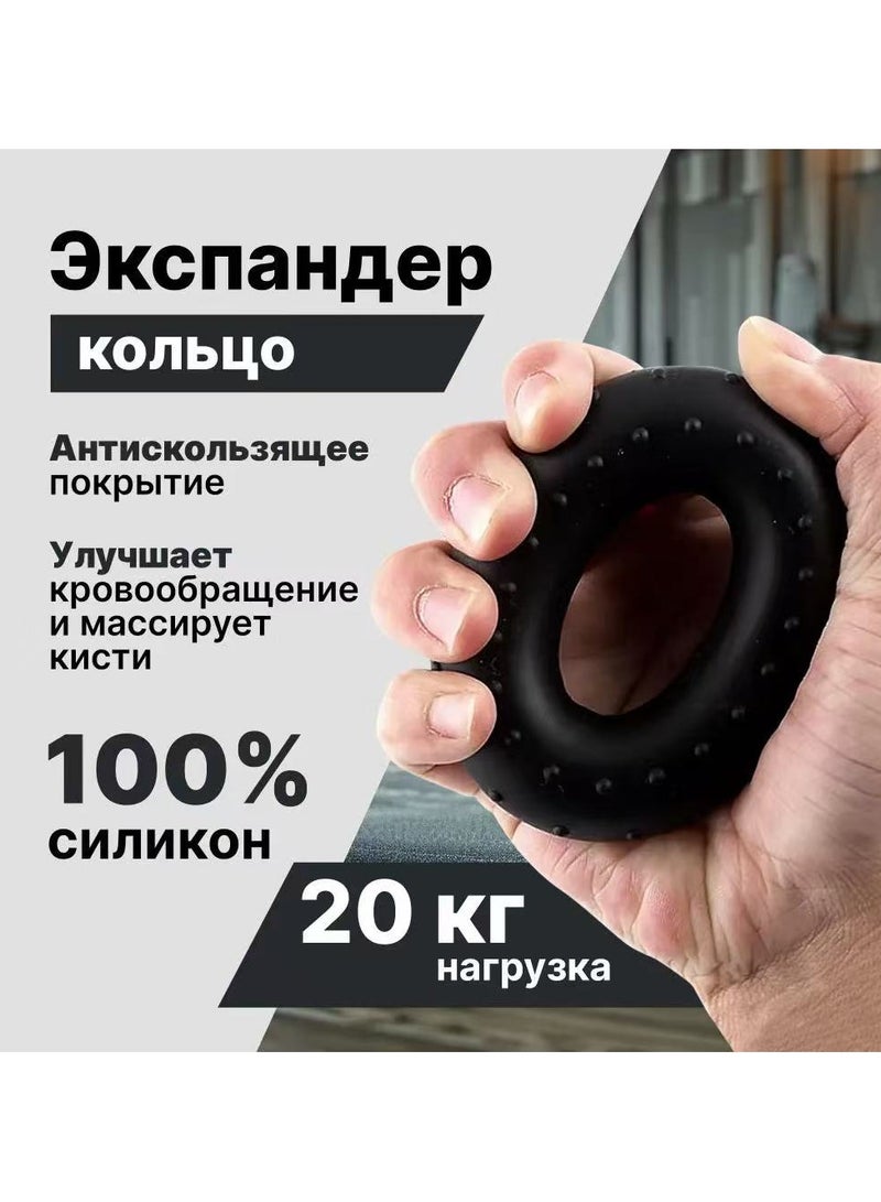 founder 7PCS Hand Grip Strengthener Trainer Kit - Hand Strengthener & Grip Strength Kit - Forearm Grip Adjustable Resistance - Finger Stretcher, Hand Gripper, Finger Exerciser for Men/Women - Image 5