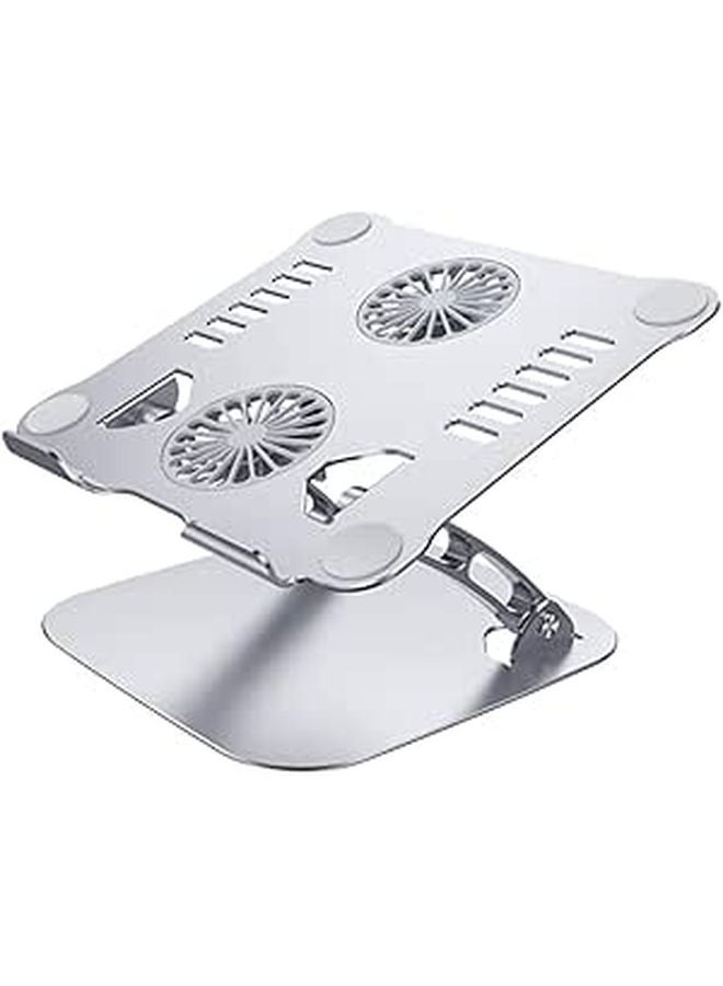 Adjustable Aluminum Laptop Stand Foldable Lightweight Holder for Home Office Desk Use - Image 1