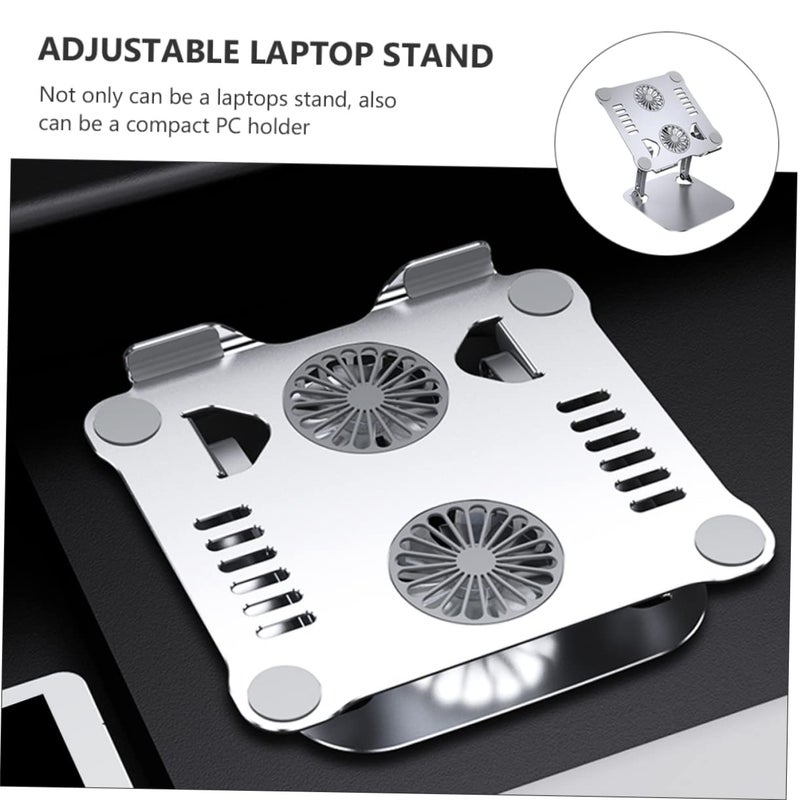 Adjustable Aluminum Laptop Stand Foldable Lightweight Holder for Home Office Desk Use - Image 4