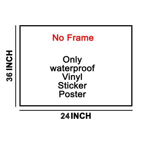 British Terminal British Terminal Goddess Durga Ambe Sherawali Maa Waterproof Vinyl Sticker Poster 24X36 inches can17153 - Image 2