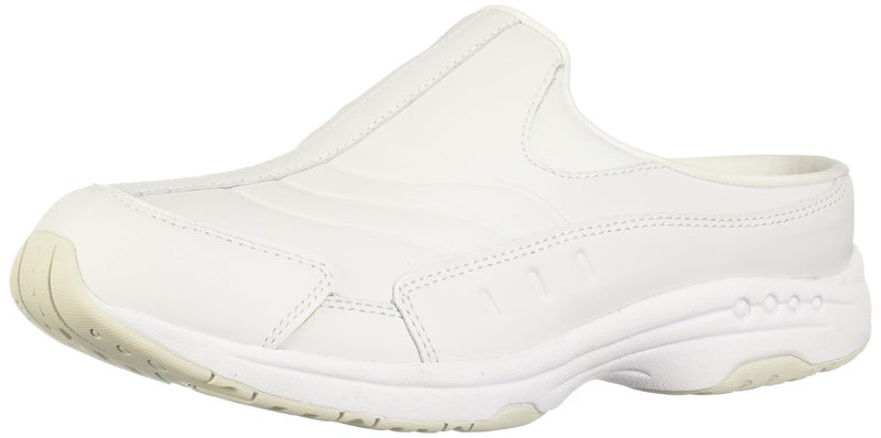 Easy Spirit Women's Tourguide Mule, White Leather, 6.5 X-Wide - Image 1