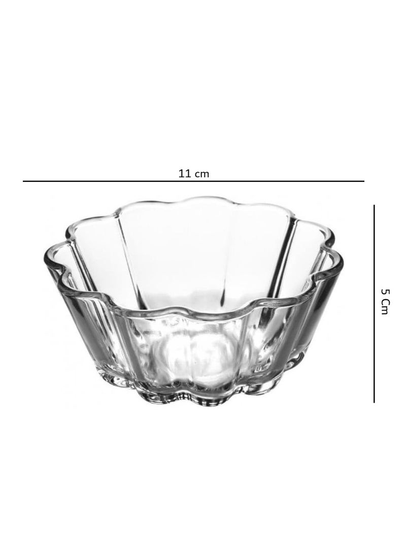 أوعية حلوى زجاجية، مجموعة من 200 مل، أوعية حلوى للآيس كريم، أوعية وجبات خفيفة، أطباق جانبية، أطباق غمس، أطباق تحضيرية صغيرة للتقديم - Image 3