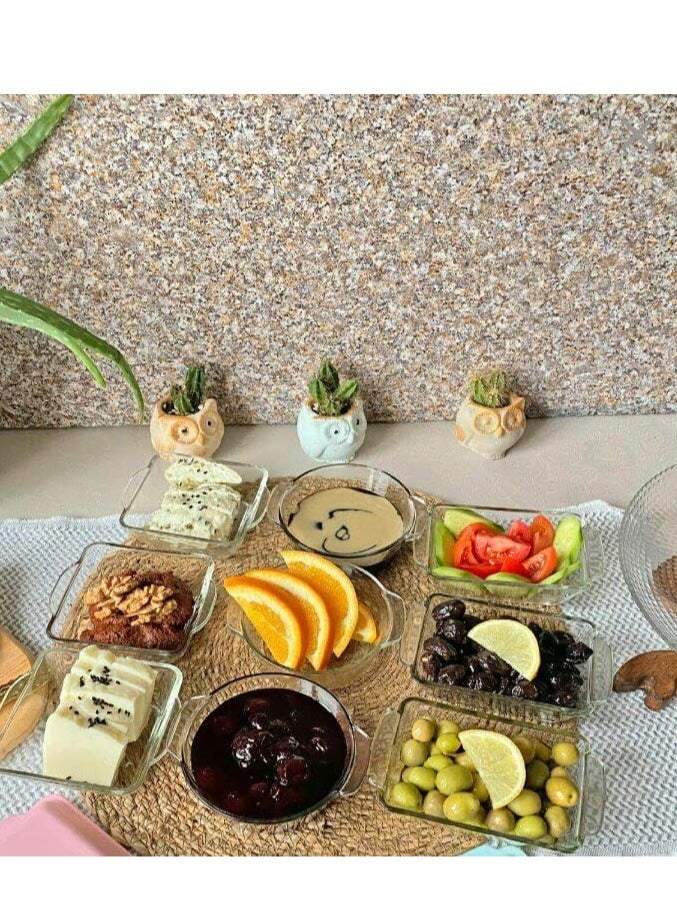 أوعية حلوى زجاجية، مجموعة من 200 مل، أوعية حلوى للآيس كريم، أوعية وجبات خفيفة، أطباق جانبية، أطباق غمس، أطباق تحضيرية صغيرة للتقديم - Image 4