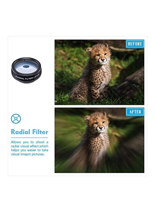 NIBEMINENT 10-In-1 Phone Lens Kit Black/Clear - Image 4