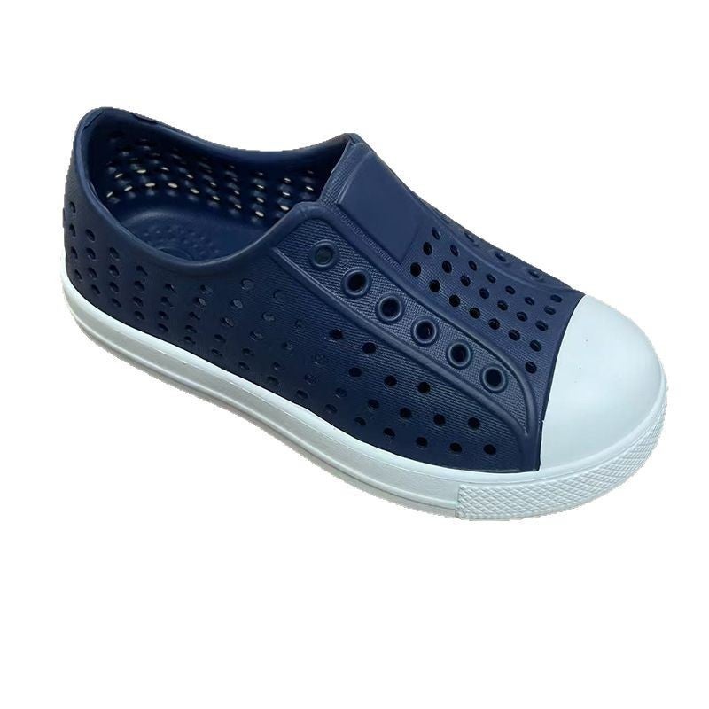 White Shoes Eva Family Style Clogs Soft Sole Lightweight Breathable Garden Shoes Fashionable Versatile Export C - Image 1