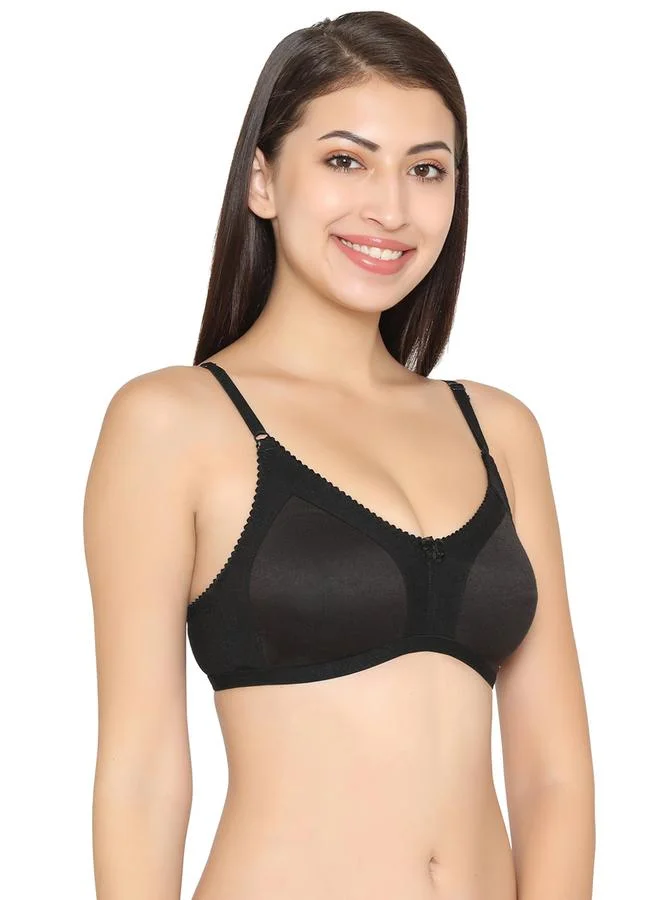 Clovia Cotton Non-Padded Non-Wired Full Coverage Spacer Cup Bra