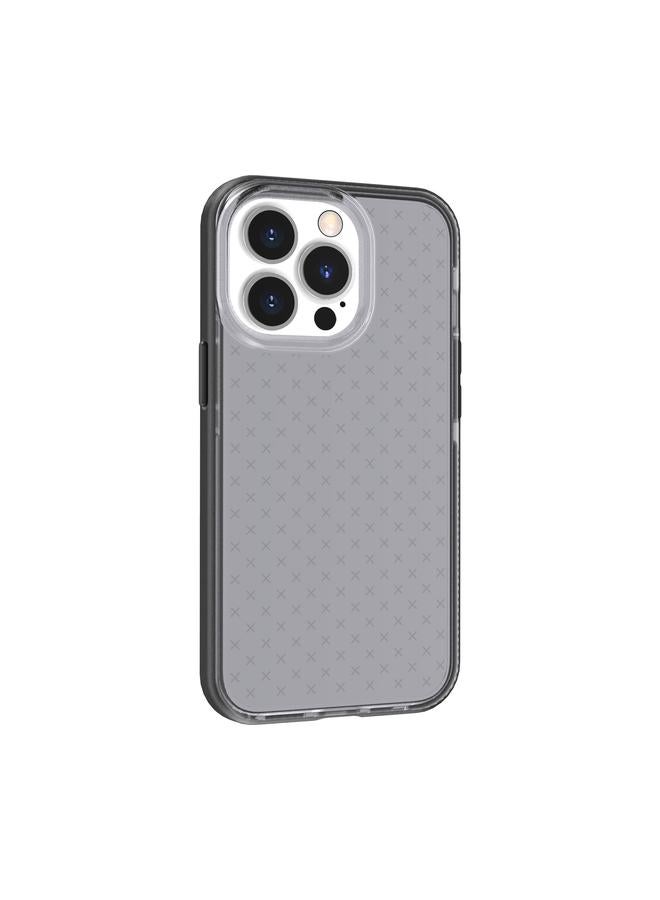 Zaboon Case For iPhone 13 Pro Max Grid Pattern Shockproof Transparent TPU Phone Case - Image 2