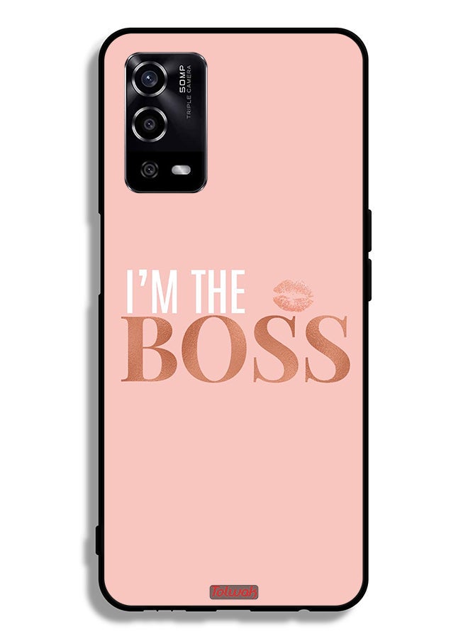 Tolwak Oppo A55 4G Protective Case Cover I Am The Boss - Image 2