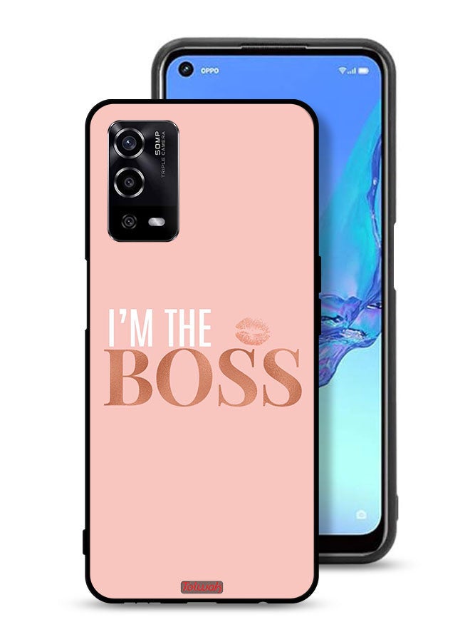 Tolwak Oppo A55 4G Protective Case Cover I Am The Boss - Image 1