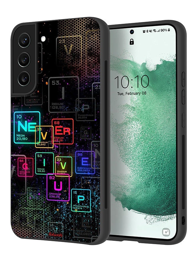 Tolwak Samsung Galaxy S22 Plus 5G Protective Case Cover Never Give Up Art - Image 1