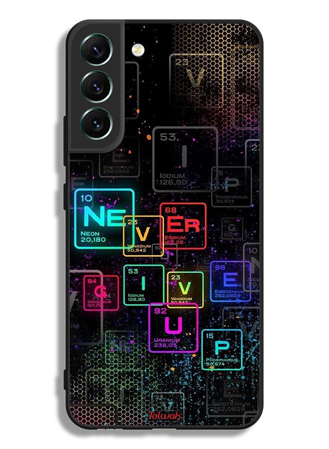 Tolwak Samsung Galaxy S22 Plus 5G Protective Case Cover Never Give Up Art - Image 3