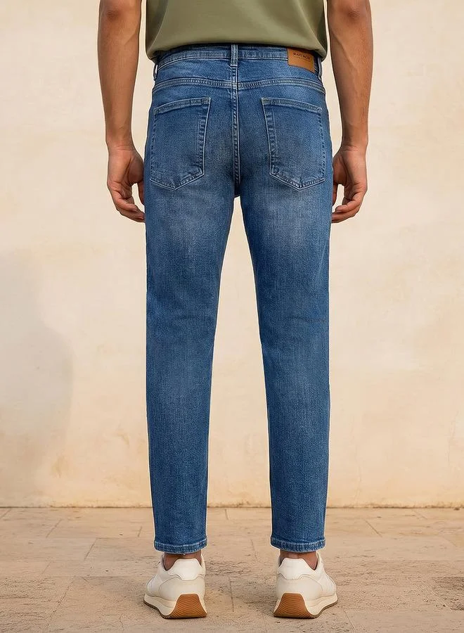 Splash FAV BLUE Men Slim Fit Mid Rise Jeans for Men | Best Price UAE