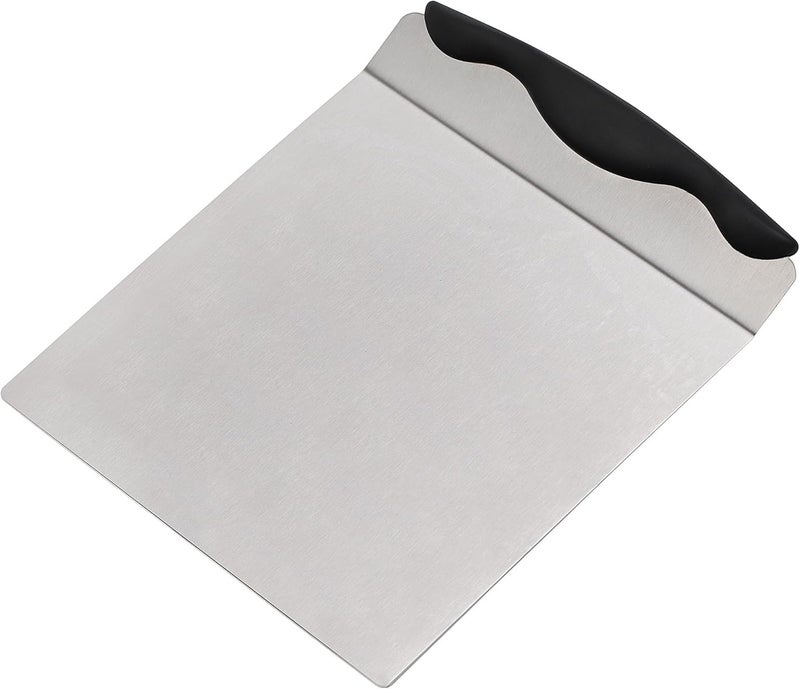 OSOPOLA Cake Safe Lifter - 7.8"x9.6" Stainless Steel Pizza Transfer Shovel Square Cake Tray Moving Plate Tool Cookie Spatula HKI7102c - Image 1
